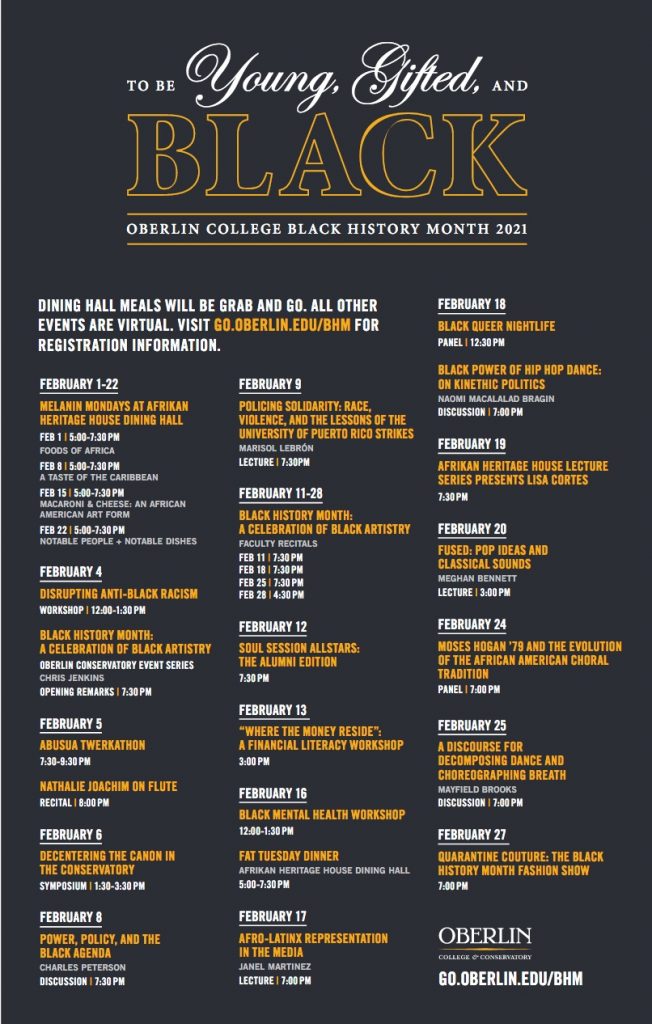 Oberlin Conservatory Honors Black History Month Cleveland Classical